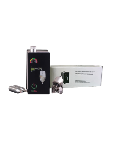 Minipack  en coffret standard avec accessoires de conservation pour vin pétillant et champagne.